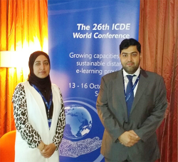 HBMSU Emirati PHD learners present research at 26th ICDE World ...